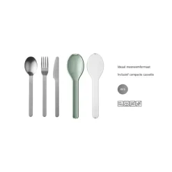 Mepal Ellipse bestekset Nordic Blue 3-delig