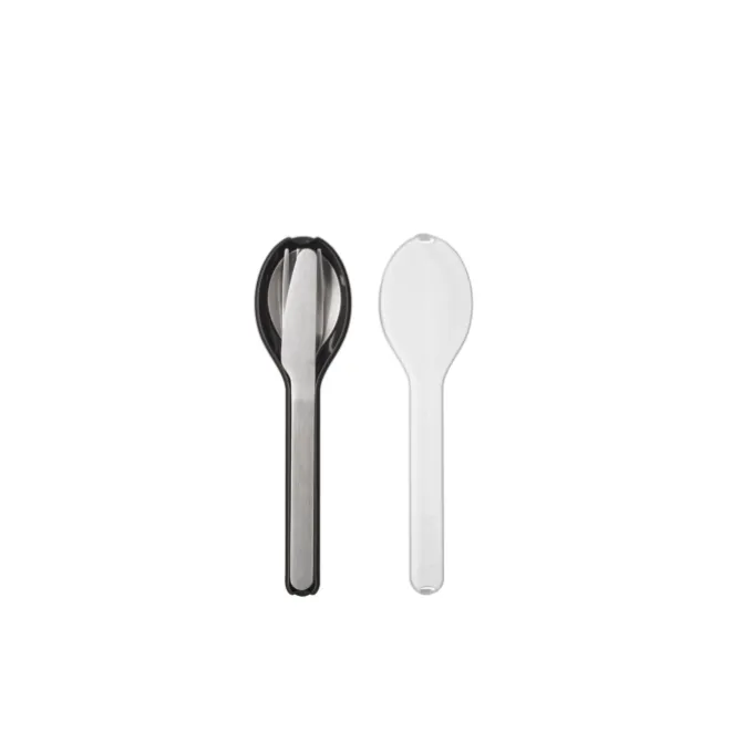 Mepal Ellipse bestekset Nordic Black 3-delig