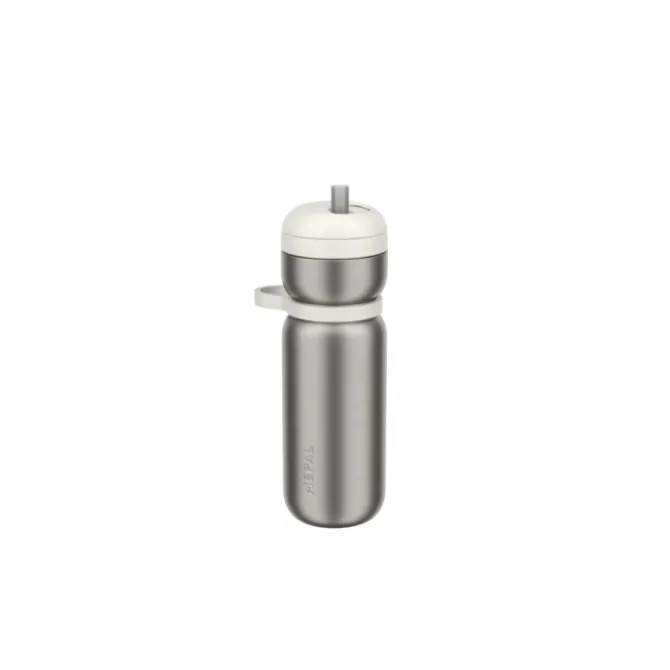 Mepal Twist isoleerfles 600 ml rvs Ceramic White