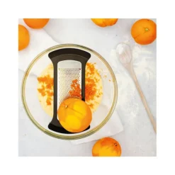 Microplane Bowl Grater rasp fijn 21 cm rvs zwart