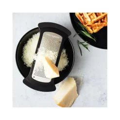 Microplane Bowl Grater rasp fijn 21 cm rvs zwart