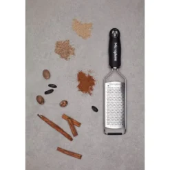 Microplane Gourmet rasp fijn 32 cm rvs zwart