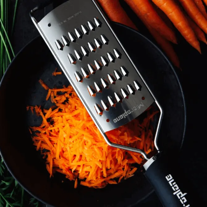Microplane Gourmet rasp julienne 32 cm rvs zwart
