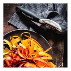 Microplane Professional dunschiller 18,5 cm rvs zwart