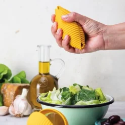 Monkey Business Conchiglie citrusknijper silicone geel