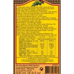 Nicolas Alziari olijfolie met truffel 500 ml