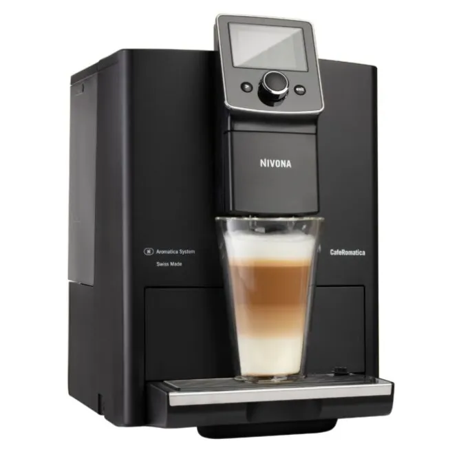 Nivona CafeRomatica 820 volautomatische espressomachine mat zwart/chroom
