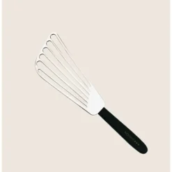 Nogent Daily spatel met sleuven 16 cm rvs zwart