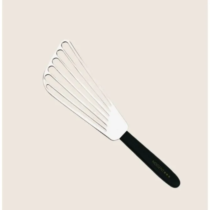 Nogent Daily spatel met sleuven 16 cm rvs zwart