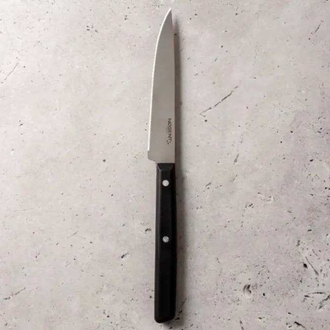 Nogent Silhouette steak-tafelmes 11 cm zwart