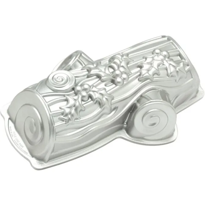 Nordic Ware boomstam bakvorm 2,12 liter aluminium grijs