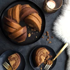 Nordic Ware Braided Bundt tulband ø 26 cm gietaluminium goudkleurig