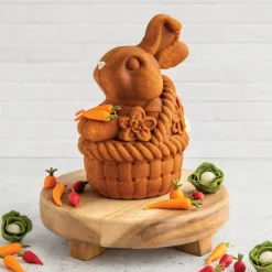 Nordic Ware Bunny in a Basket 3D bakvorm 2,3 liter aluminium