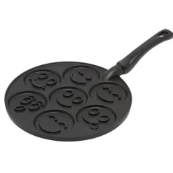 Nordic Ware crêpepan Smiley Face ø 26,5 cm aluminium zwart
