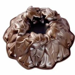 Nordic Ware Harvest Leaves Bundt tulbandvorm herfstbladeren ø 24,7 cm aluminium bronskleurig