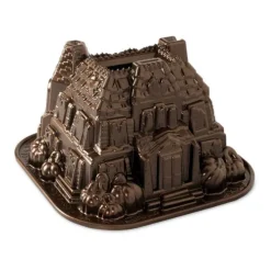 Nordic Ware Haunted Manor bakvorm 2,4 liter gietaluminium bronskleurig