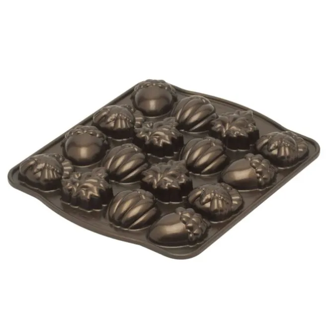 Nordic Ware herfst bakvorm 32 cm aluminium 16 stuks
