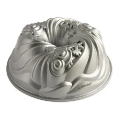 Nordic Ware Let it Snow bundt tulbandvorm aluminium grijs