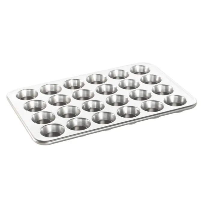 Nordic Ware Naturals bakvorm voor 24 muffins aluminium grijs