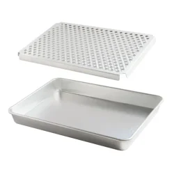Nordic Ware Naturals Half Sheet bakplaat met oven-/koelrek 33 x 45 cm aluminium