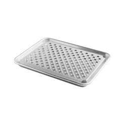 Nordic Ware Naturals Quarter Sheet bakplaat met oven-/koelrek 25 x 33 cm aluminium