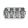 Nordic Ware Nutcracker Sweets bakvorm 4 stuks aluminium zilverkleurig