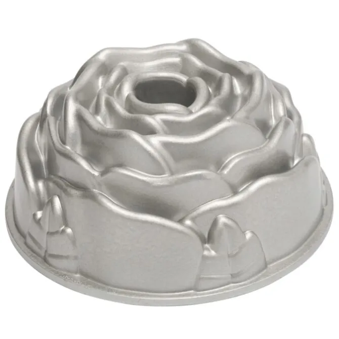 Nordic Ware Rose Bundt tulband ø 23 cm gietaluminium grijs