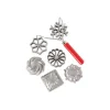 Nordic Ware Rosette & Timbale wafelset aluminium 7-delig
