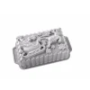 Nordic Ware Santa's Sleigh broodbakvorm 20 x 12,7 x 7,5 cm aluminium grijs