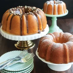 Nordic Ware Tiered Bundt set aluminium 3-delig