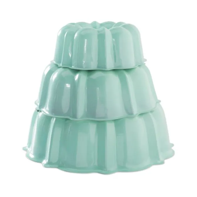 Nordic Ware Tiered Bundt set aluminium 3-delig