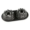 Nordic Ware tulbandbakvorm 2 stuks ø 12 cm aluminium grijs