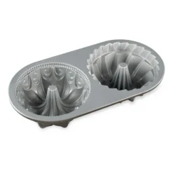 Nordic Ware tulbandbakvorm 2 stuks ø 12 cm aluminium grijs