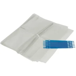 NoStik braadzak 38 x 25 cm kunststof transparant 10 stuks