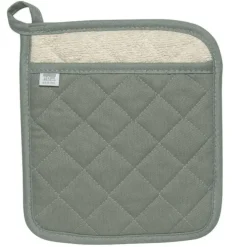 Now Designs London Gray Superior pannenlap 20 x 20 cm katoen grijs
