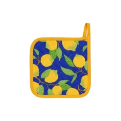 Now Designs Provencal Lemons pannenlap katoen blauw/geel