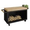 OFYR Mise en Place Table Black 135 PRO teakhout