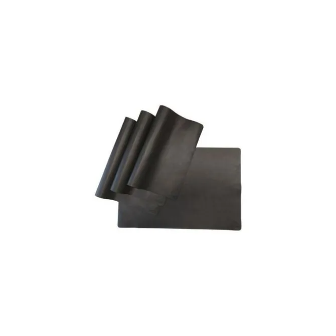 OFYR placemats leer zwart 4 stuks