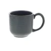 Oldenhof beker met oor ø 13 cm aardewerk blauw