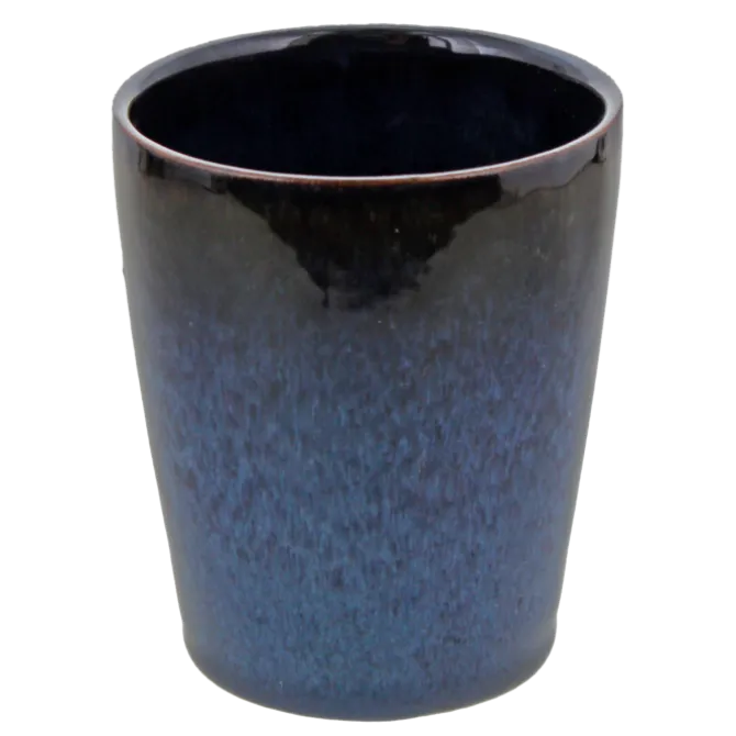 Oldenhof 1821 beker 300 ml aardewerk azuurblauw