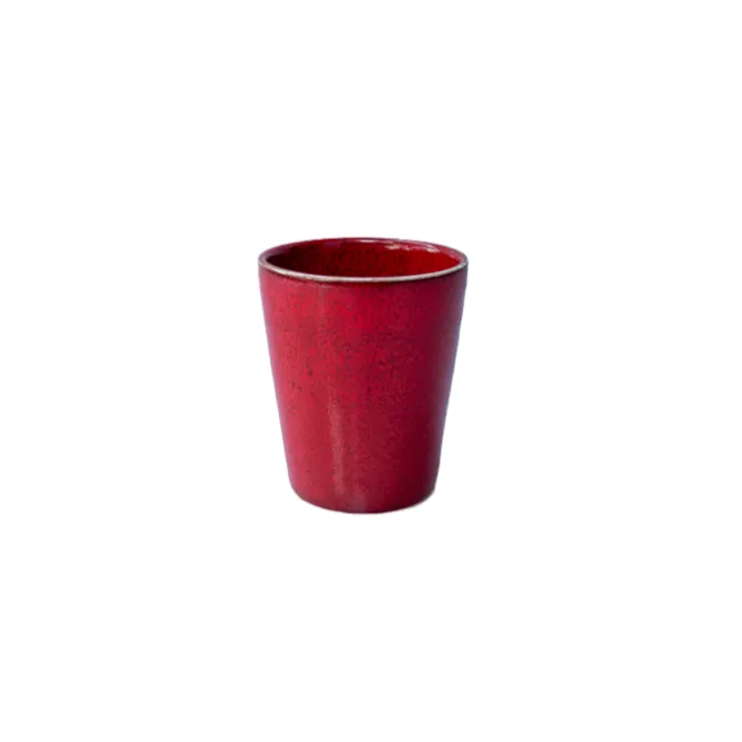Oldenhof 1821 beker 300 ml aardewerk rood