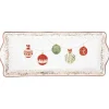 Oldenhof Christmas Eve serveerschaal 35 x 15 cm porselein