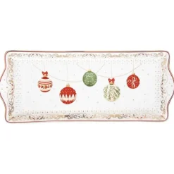 Oldenhof Christmas Eve serveerschaal 35 x 15 cm porselein