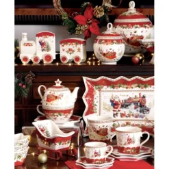 Oldenhof Christmas Memories serveerschaal 35 x 23 cm porselein