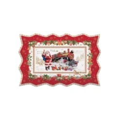 Oldenhof Christmas Memories serveerschaal 35 x 23 cm porselein