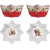 Oldenhof Christmas Memories kom ø 14 cm porselein 2-delig