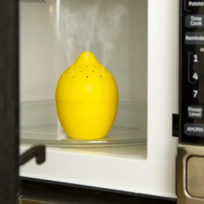 Oldenhof citroenreiniger voor de magnetron kunststof geel