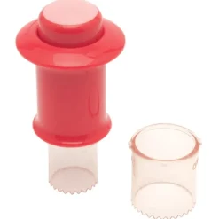 Oldenhof cupcake ontkerner 11 cm kunststof rood