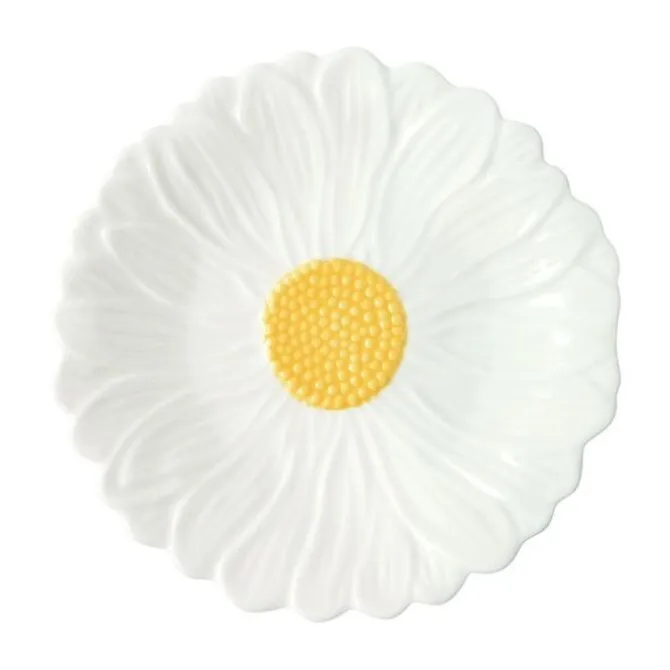 Oldenhof Daisy dinerbord ø 25 cm aardewerk wit