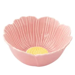 Oldenhof Daisy kom ø 12 cm aardewerk roze